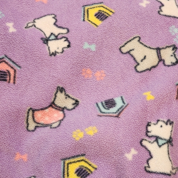 Croft and Barrow Purple Pajamas with Dogs Women's Size L - Picture 4 of 5